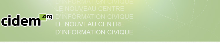 Logo ASSOCIATION CIVISME ET DÉMOCRATIE (CIDEM)