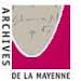 Logo ARCHIVES DÉPARTEMENTALES DE LA MAYENNE