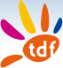 Logo TDF (TÉLÉDIFFUSION DE FRANCE)